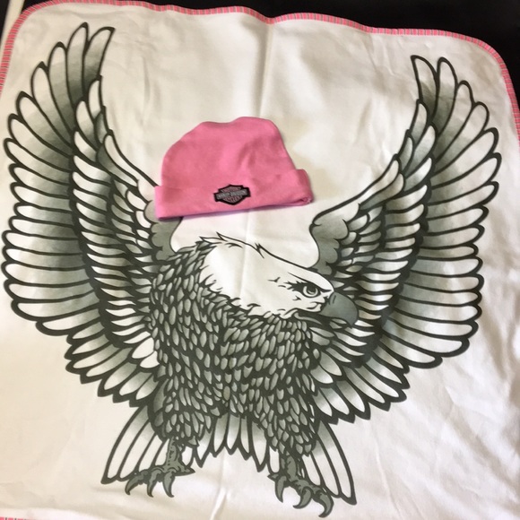 harley davidson baby blanket